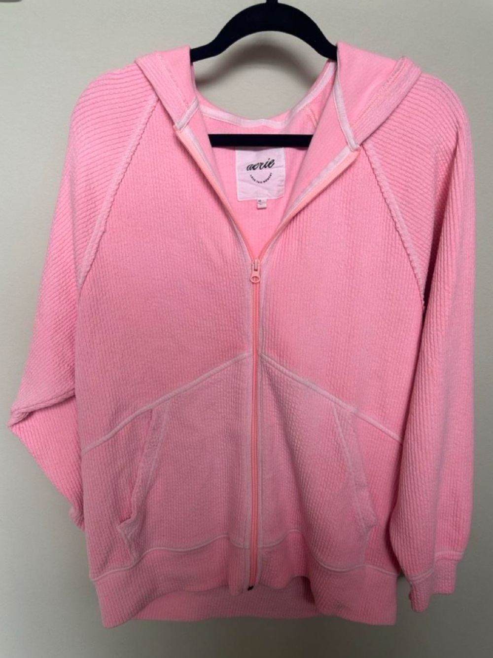 aerie oversized Zip-up Hoodie